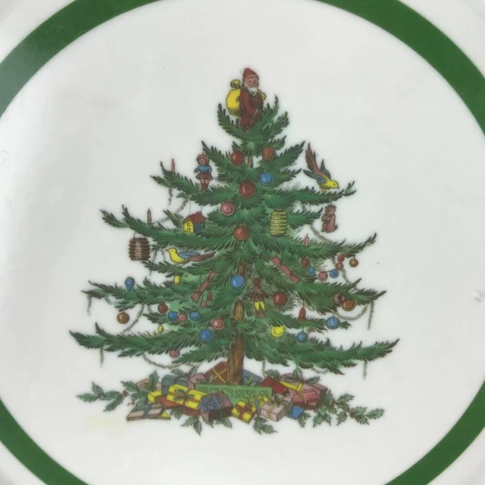 Spode Christmas Tree trivet, 6.5